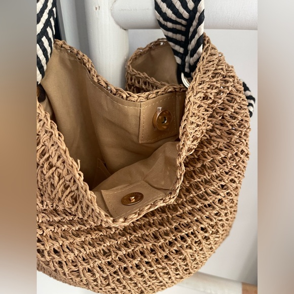 Straw Woven Beach Bag - Picture 5 of 5
